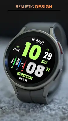 WFP 219 Stylish watch face screenshot 5