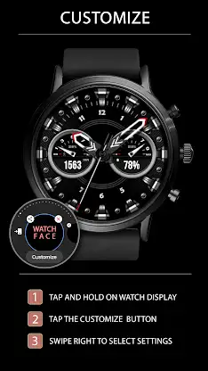WFP 225 Hybrid watch face screenshot 5