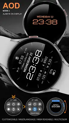 WFP 237 Digital watch face screenshot 8