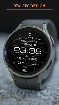 WFP 237 Digital watch face screenshot 4