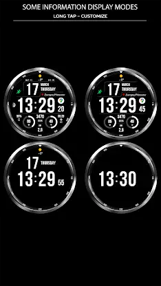 WFP 241 Digital watch face screenshot 2