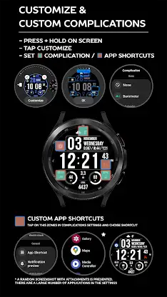 WFP 241 Digital watch face screenshot 5