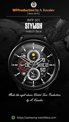 WFP 301 Hybrid watch face screenshot 1