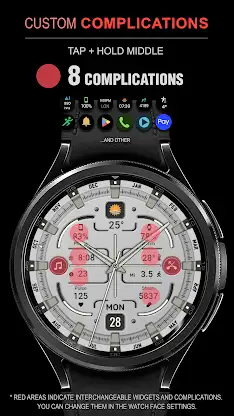 WFP 343 Fresh watch face screenshot 4