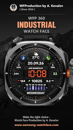 WFP 360 INDUSTRIAL Watch Face screenshot 1