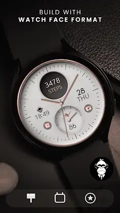 White Rose Gold watch face screenshot 2