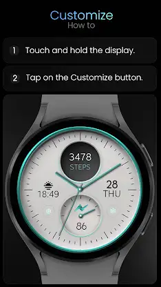 White Rose Gold watch face screenshot 6
