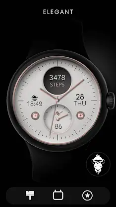 White Rose Gold watch face screenshot 4
