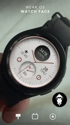 White Rose Gold watch face screenshot 5