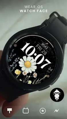 Wildflower Steps Watch Face screenshot 6
