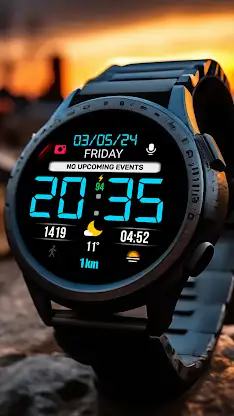 WIN BIG LCD Digital Watch Face screenshot 1