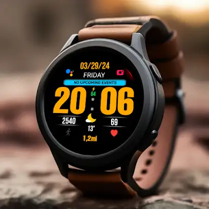 BIG 24 Digital Watchface screenshot 2