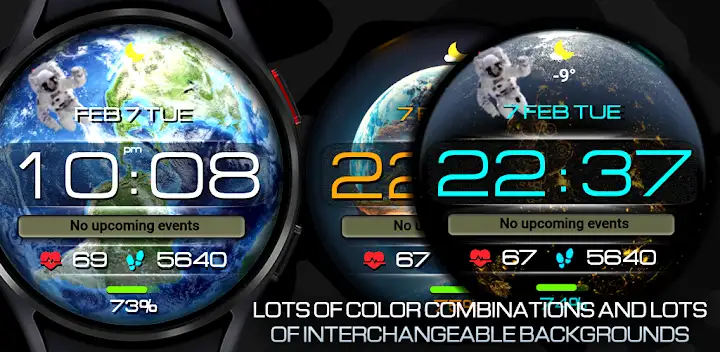 Earth MOD space animated — Android app banner