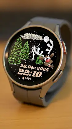Winter and deer Rose gold screenshot 3