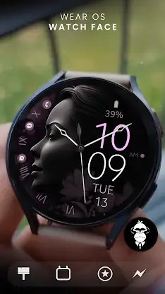 Women's Day elegant watch face screenshot 1
