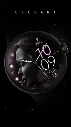 Women's Day elegant watch face screenshot 5