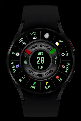 WR 015 Analog Watch Face screenshot 7