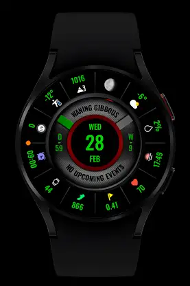 WR 015 Analog Watch Face screenshot 5