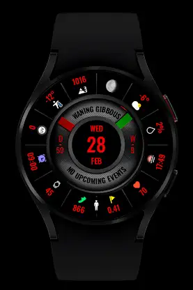 WR 015 Analog Watch Face screenshot 3