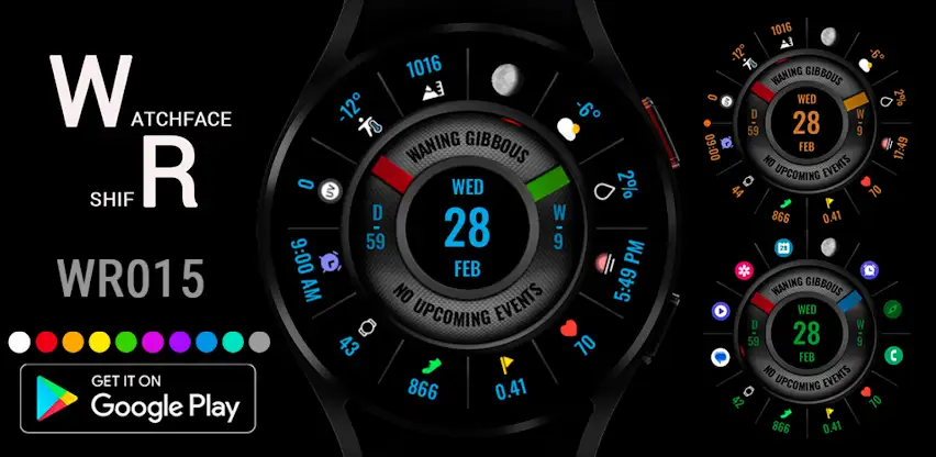 WR 015 Analog Watch Face screenshot 1