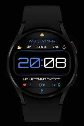 WR 016 Digital Watch Face screenshot 3