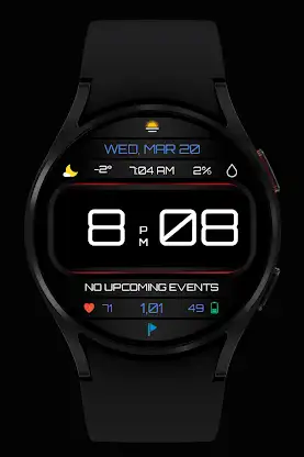 WR 016 Digital Watch Face screenshot 2