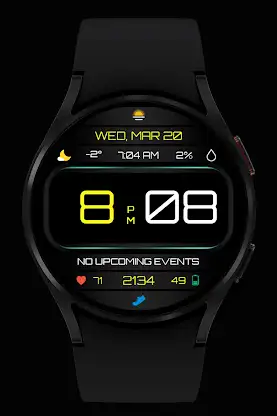 WR 016 Digital Watch Face screenshot 4