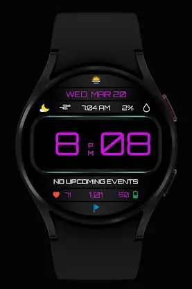 WR 016 Digital Watch Face screenshot 6
