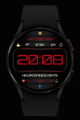 WR 016 Digital Watch Face screenshot 5