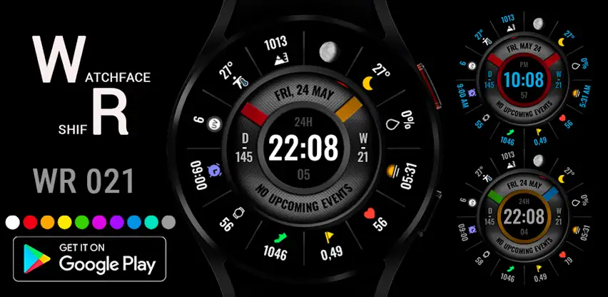 WR 021 Hybrid Watch Face screenshot 1