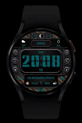 WR 022 Digital Watch Face screenshot 3