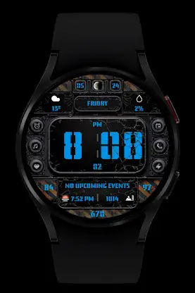 WR 022 Digital Watch Face screenshot 2