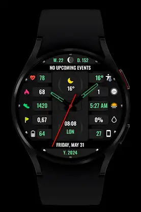 WR 023 Analog Watch Face screenshot 5