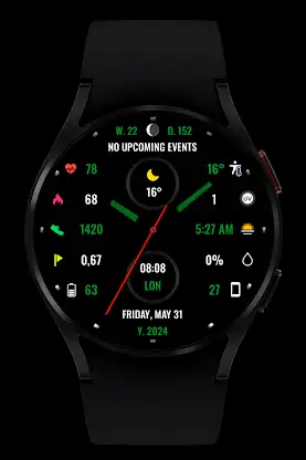 WR 023 Analog Watch Face screenshot 7
