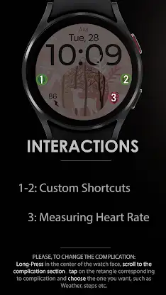 Xmas Reindeer pink watch face screenshot 6