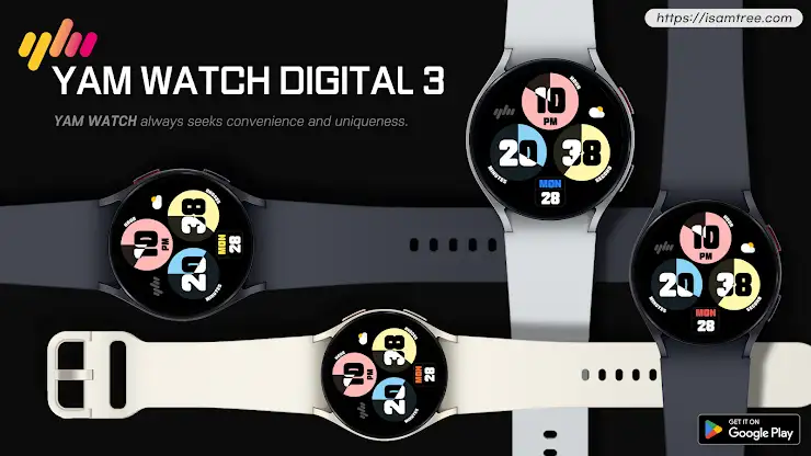 YamWatch Digital 3 screenshot 1