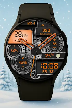 Zybro Hybrid  Watch Face screenshot 4