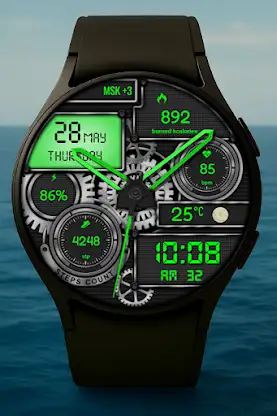 Zybro Hybrid  Watch Face screenshot 6