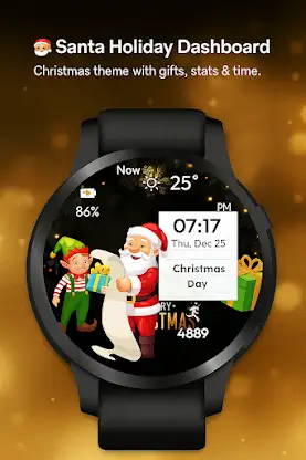 Christmas Dashboard WatchFace screenshot 2