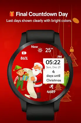 Christmas Dashboard WatchFace screenshot 3