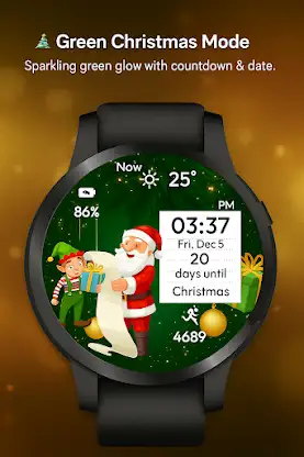 Christmas Dashboard WatchFace screenshot 5