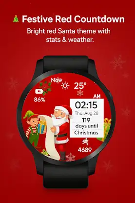 Christmas Dashboard WatchFace screenshot 8