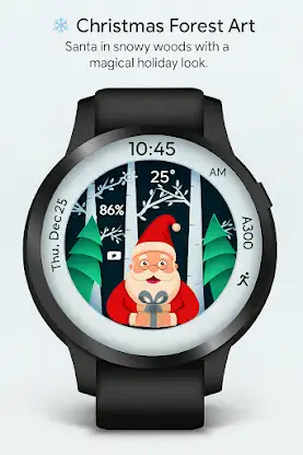 Christmas Forest WatchFace screenshot 8