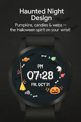 Halloween Magic WatchFace screenshot 5