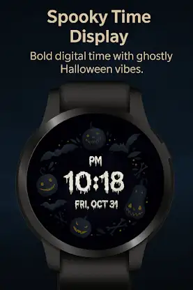 Halloween Magic WatchFace screenshot 2