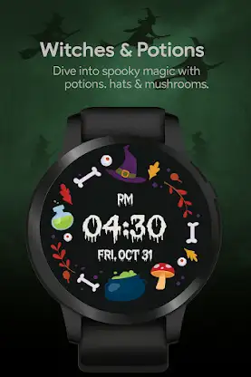 Halloween Magic WatchFace screenshot 3