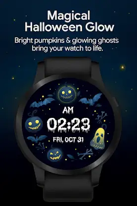 Halloween Magic WatchFace screenshot 1