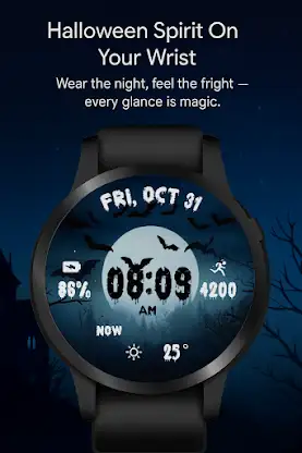 Halloween Night WatchFace screenshot 7