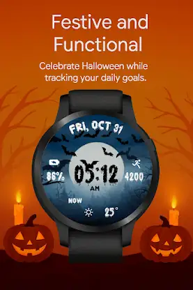Halloween Night WatchFace screenshot 1
