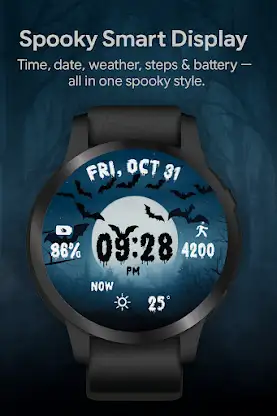 Halloween Night WatchFace screenshot 3